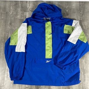 Vintage 90s Reebok Color Block Windbreaker
